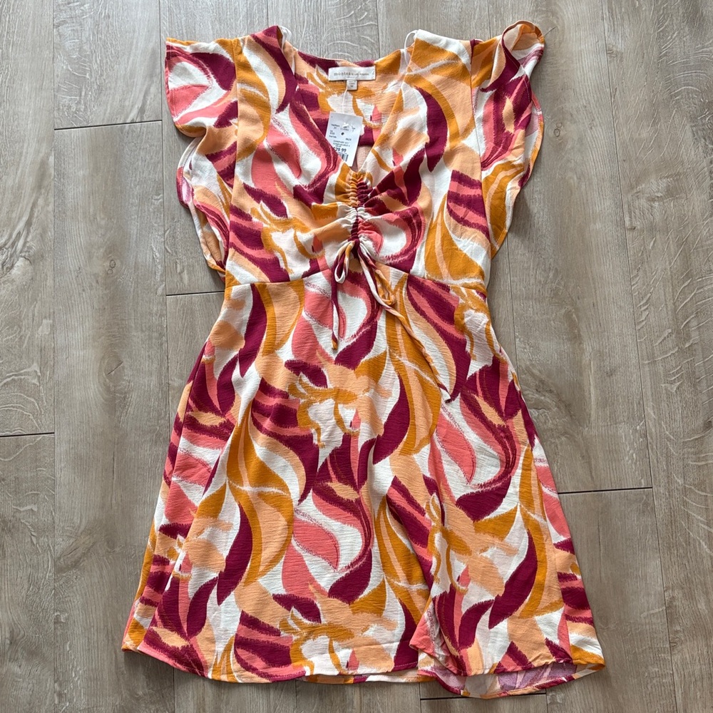 NWT Monteau Los Angelas Mini Dress Summer Wedding Guest Size Medium
